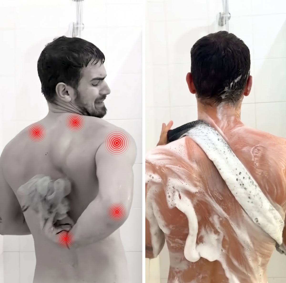 BİOPEEL PEELING ETKİLİ ANTİBAKTERİYEL DUŞ HAVLUSU